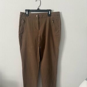 89th & Madison Women's Brown Straight Leg Pants
